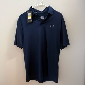Under Armour Men's Deep Blue Polo